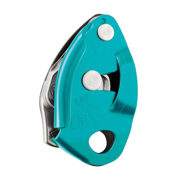Grigri Belay Device, Turquoise 9" x5" x2"